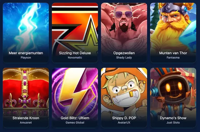 Winner Island Casino games